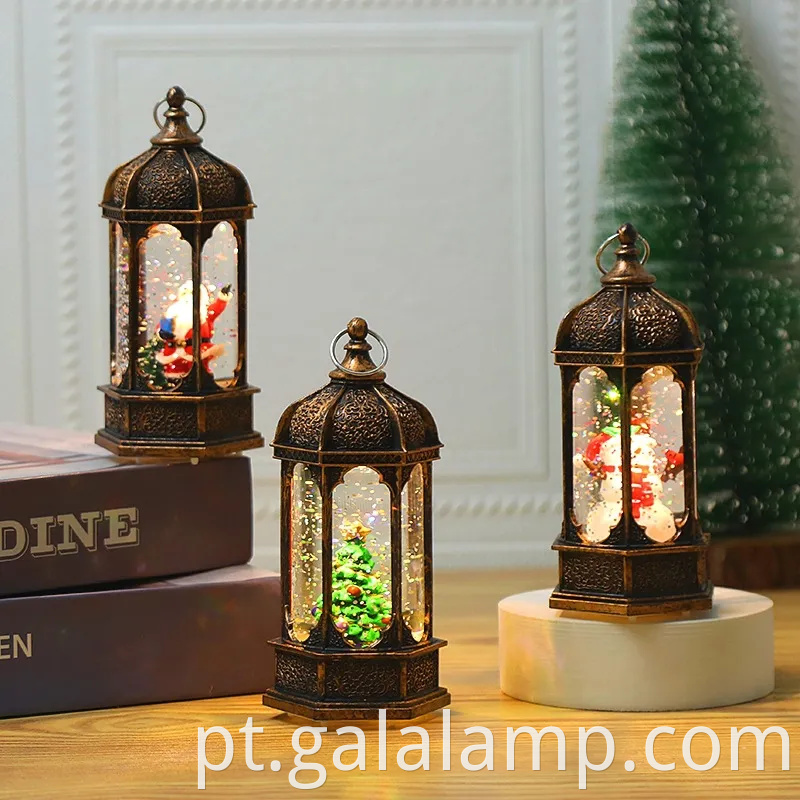 Lâmpada de vento LED portátil para decoração de férias e residencial